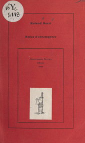 E-book, Refus d'obtempérer, Pauvert (réédition numérique FeniXX)