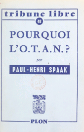 eBook, Pourquoi l'O.T.A.N. ?, Plon (réédition numérique FeniXX)