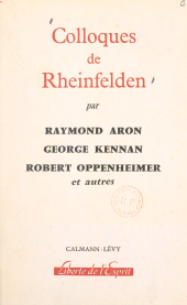 E-book, Colloques de Rheinfelden : Rapports, Calmann-Lévy (réédition numérique FeniXX)