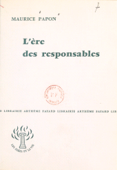 E-book, L'ère des responsables, Fayard (réédition numérique FeniXX)