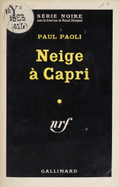 eBook, Neige à Capri, Gallimard (réédition numérique FeniXX)