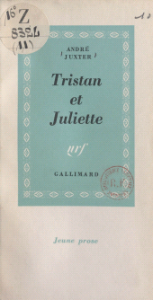 E-book, Tristan et Juliette, Gallimard (réédition numérique FeniXX)