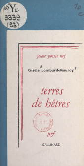 E-book, Terres de hêtres, Gallimard (réédition numérique FeniXX)