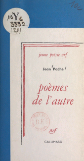 eBook, Poèmes de l'autre, Gallimard (réédition numérique FeniXX)