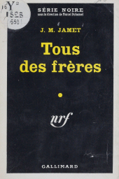 E-book, Tous des frères, Gallimard (réédition numérique FeniXX)
