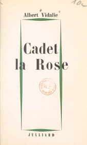 E-book, Cadet la rose, Julliard (réédition numérique FeniXX)