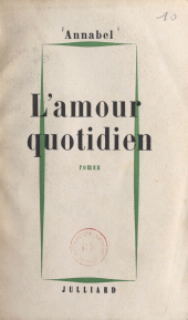 E-book, L'amour quotidien, Julliard (réédition numérique FeniXX)