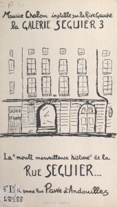 E-book, La "moult merveilleuse histoire" de la rue Séguier : Ancienne Rue Pavée d'Andouilles, Mazarine (réédition numérique FeniXX)