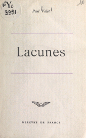 E-book, Lacunes, Mercure de France (réédition numérique FeniXX)