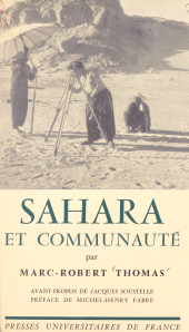 eBook, Sahara et communauté, Presses universitaires de France (réédition numérique FeniXX)