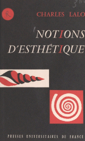 E-book, Notions d'esthétique, Presses universitaires de France (réédition numérique FeniXX)