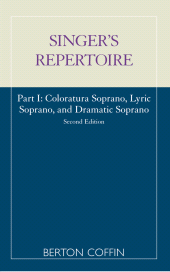 E-book, The Singer's Repertoire, Part I, Scarecrow Press