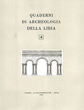 Heft, Quaderni di archeologia della Libya : 4, 1961, "L'Erma" di Bretschneider