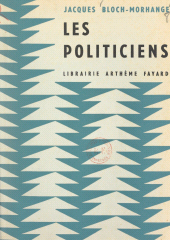 eBook, Les politiciens, Fayard (réédition numérique FeniXX)