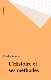 E-book, L'Histoire et ses méthodes, Gallimard (réédition numérique FeniXX)
