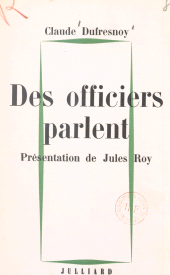 eBook, Des officiers parlent, Julliard (réédition numérique FeniXX)