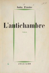eBook, L'antichambre, Julliard (réédition numérique FeniXX)