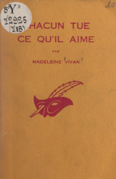E-book, Chacun tue ce qu'il aime, Éditions Du Masque (réédition numérique FeniXX)