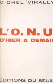 E-book, L'O.N.U., d'hier à demain, Seuil (réédition numérique FeniXX)