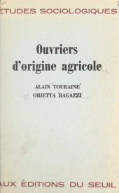 E-book, Ouvriers d'origine agricole, Seuil (réédition numérique FeniXX)