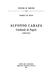 E-book, Alfonso Carafa Cardinale di Napoli (1540-1565), De Maio, Romeo, Biblioteca apostolica vaticana