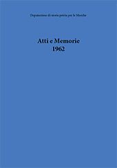 Fascicule, Atti e memorie della Deputazione di Storia Patria per le Marche : serie VIII, II, 1961, Il lavoro editoriale