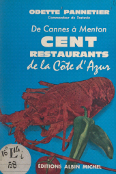 E-book, De Cannes à Menton, cent restaurants de la Côte d'Azur, Albin Michel (réédition numérique FeniXX)