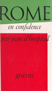 E-book, Rome en confidence, Grasset (réédition numérique FeniXX)