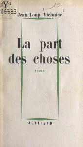 E-book, La part des choses, Julliard (réédition numérique FeniXX)