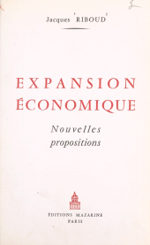 E-book, Expansion économique : Nouvelles propositions, Mazarine (réédition numérique FeniXX)