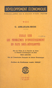 E-book, Essai sur les problèmes d'investissement en pays sous-développés, Sedes (réédition numérique FeniXX)