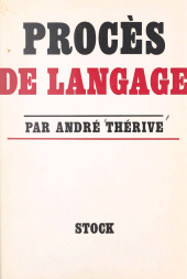 E-book, Procès de langage, Stock (réédition numérique FeniXX)