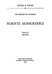 E-book, Scritti agiografici : vol. II : 1900-1946, Franchi de' Cavalieri, Pio., Biblioteca apostolica vaticana