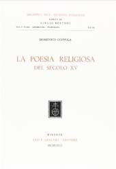 E-book, La Poesia religiosa del secolo XV, L.S. Olschki