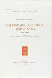 eBook, Bibliografia analitica leopardiana (1952-1960), Tortoreto, Alessandro, L.S. Olschki