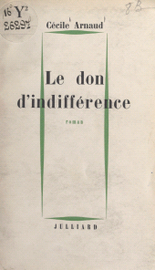 E-book, Le don d'indifférence, Julliard (réédition numérique FeniXX)
