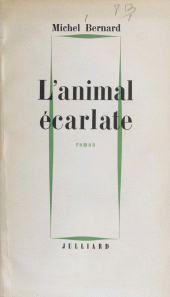 E-book, L'animal écarlate, Julliard (réédition numérique FeniXX)