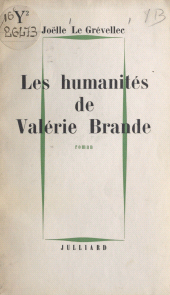 E-book, Les humanités de Valérie Brande, Julliard (réédition numérique FeniXX)