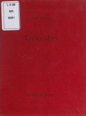 E-book, Lieux-dits, Mercure de France (réédition numérique FeniXX)