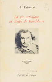 E-book, La vie artistique au temps de Baudelaire, Mercure de France (réédition numérique FeniXX)