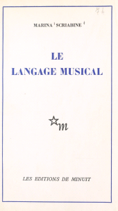 eBook, Le langage musical, Les Éditions de Minuit (réédition numérique FeniXX)