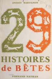 eBook, 29 histoires de bêtes, Nathan (réédition numérique FeniXX)