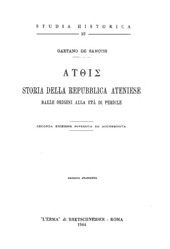 E-book, Atthis : storia della repubblica ateniese dalle origini alla età di Pericle, "L'Erma" di Bretschneider