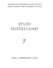 Fascicolo, Studi miscellanei : 7, 1964, "L'Erma" di Bretschneider
