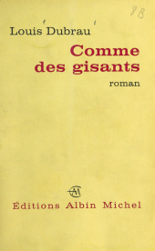 E-book, Comme des gisants, Albin Michel (réédition numérique FeniXX)