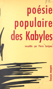 eBook, Poésie populaire des Kabyles, La Découverte (réédition numérique FeniXX)