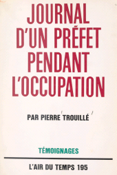 E-book, Journal d'un Préfet pendant l'Occupation, Gallimard (réédition numérique FeniXX)