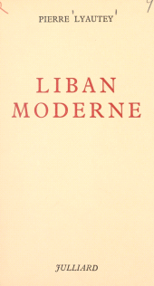 E-book, Liban moderne, Julliard (réédition numérique FeniXX)