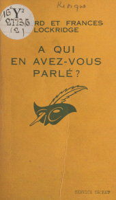 E-book, À qui en avez-vous parlé ?, Éditions Du Masque (réédition numérique FeniXX)
