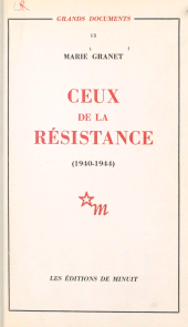 eBook, Ceux de la Résistance, Les Éditions de Minuit (réédition numérique FeniXX)
